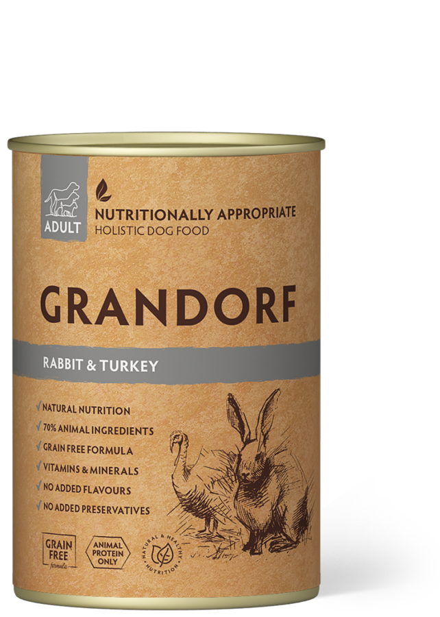 GRANDORF Rabbit & Turkey 400g