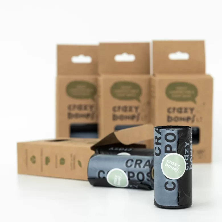 Kompostējamie suņu maisiņi