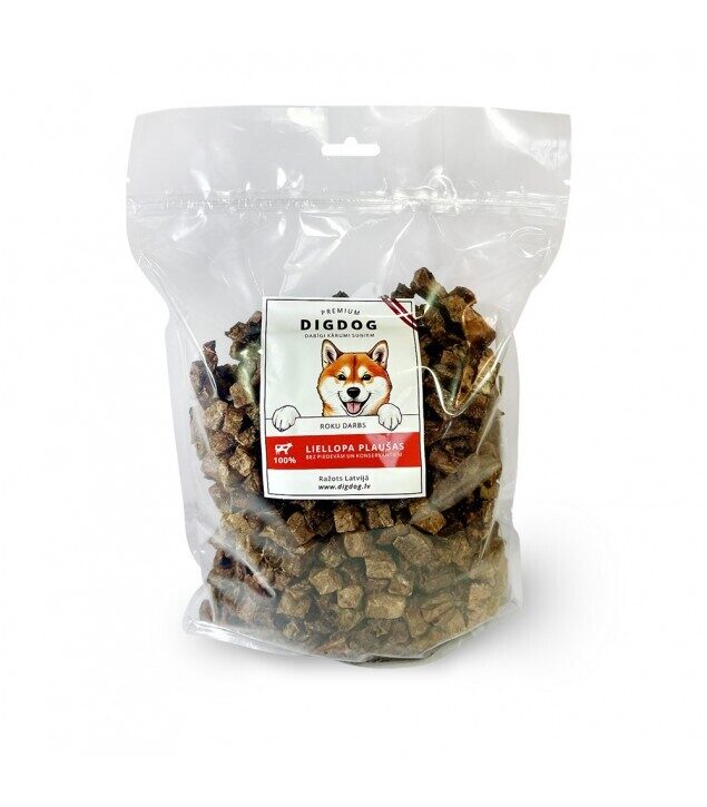 Liellopa plaušas - kubiņi