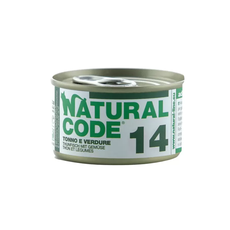 Natural Code 14 Tuncis un dārzeņi, 85g