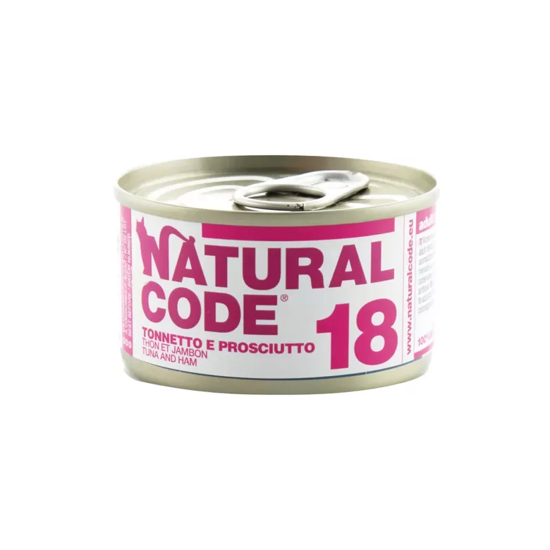 Natural Code 18 Tuncis un šķiņķis, 85g