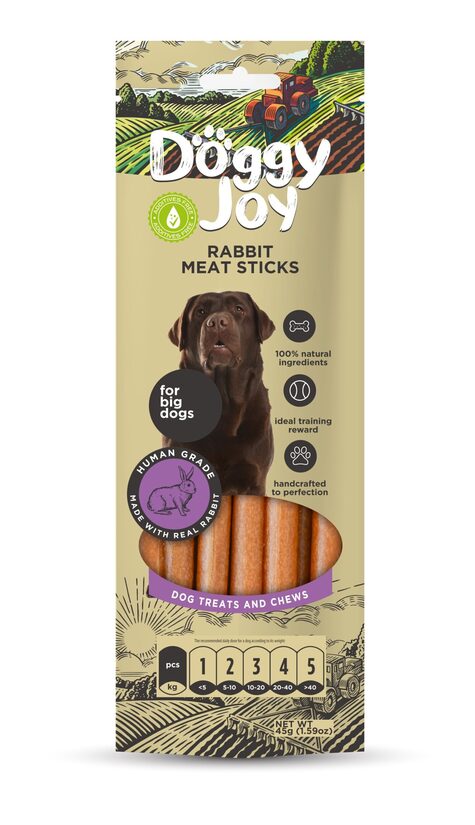 DOGGY JOY Truša gaļas desiņas 45g