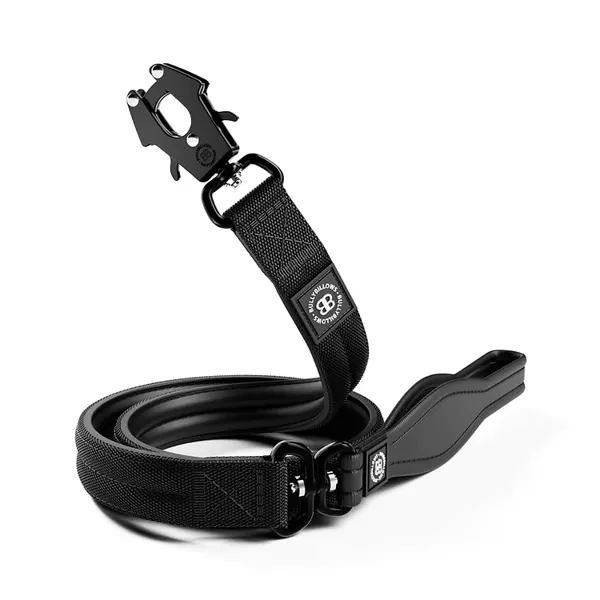 1.2m Mini Combat Leash | Foam & Neoprene Lined with Soft Handle - Black