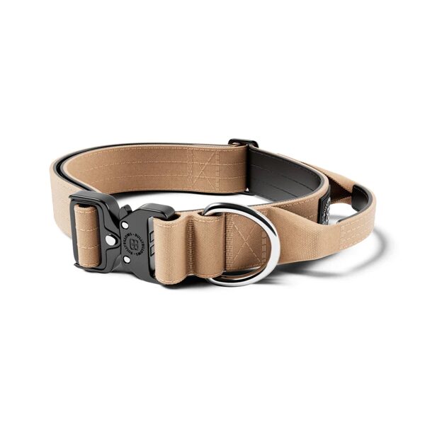 4cm Combat® Collar | With Handle & Rated Clip - Military Tan