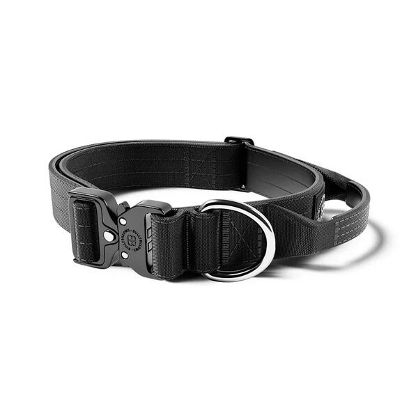 4cm Combat® Collar | With Handle & Rated Clip - Black