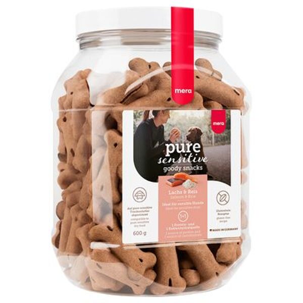 mera Pure Sensitive Goody Snack Salmon & Rice (600g)
