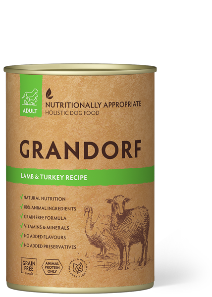 GRANDORF Dog Lamb & Turkey 400g